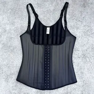 Body Shaper for Women High Quality Buckle Cincher Tummy Control Colombian Fajas Girdles Gaine En Latex Waist Trainer 25 Bones