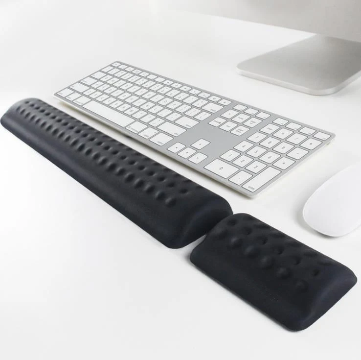 SBR Memory Foam Keyboard Wrist Rest Pad and Mouse Pad with Wrist Support Newest