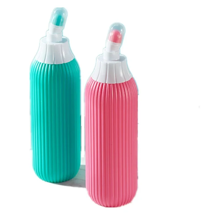 Female cleaning supplies plastic bidet toilet cleaning bottle for toilet