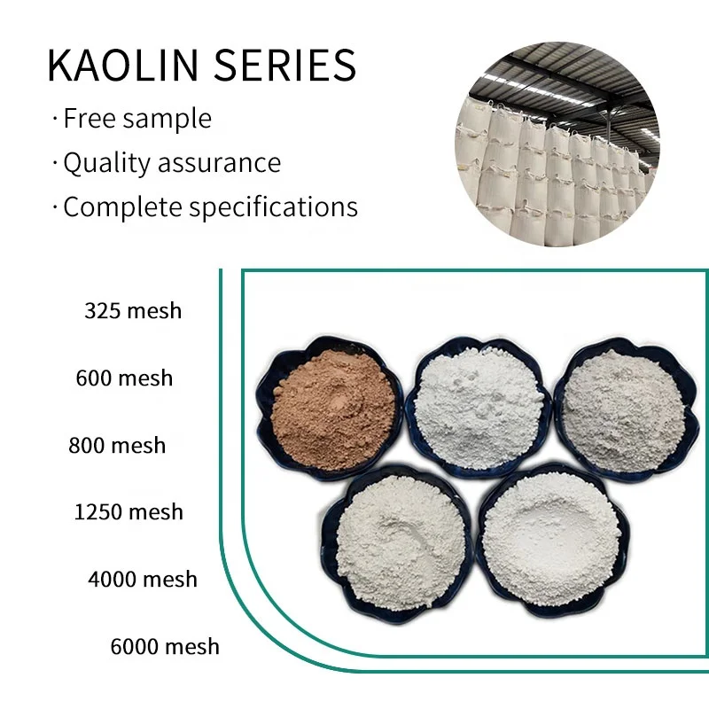 Kaolin 325 Mesh Kalsinasi Yang Baik Untuk Pengisi Kertas/Tahan Api/Kabel CAS 52624-41-6