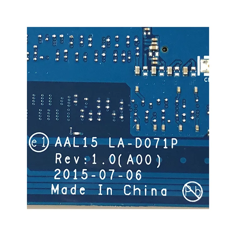 Низкая цена 14-5459 15-5559 Материнская плата ноутбука LA-D071P VYVP1 i5-6200U