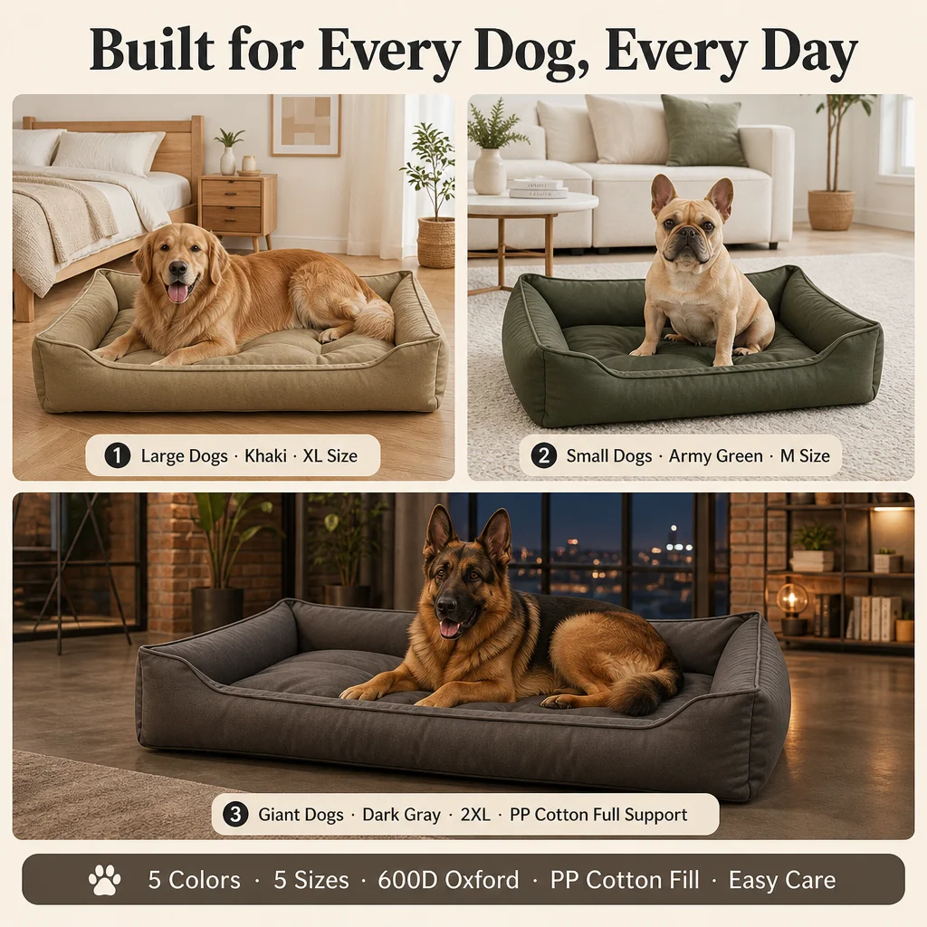 Waterproof Oxford Pet Sofa Bed Scratch — Product details 7