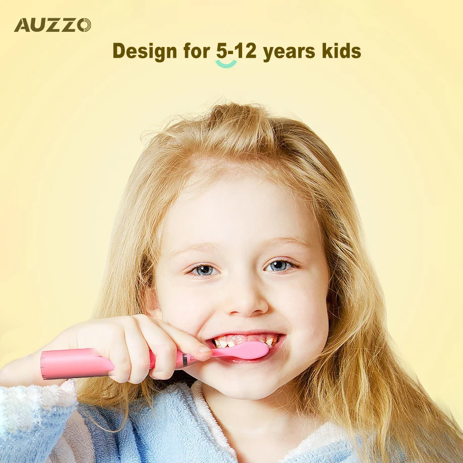 Ipx7 24000vpm Soft Bristle Whitening Teeth Battery Toothbrush Children