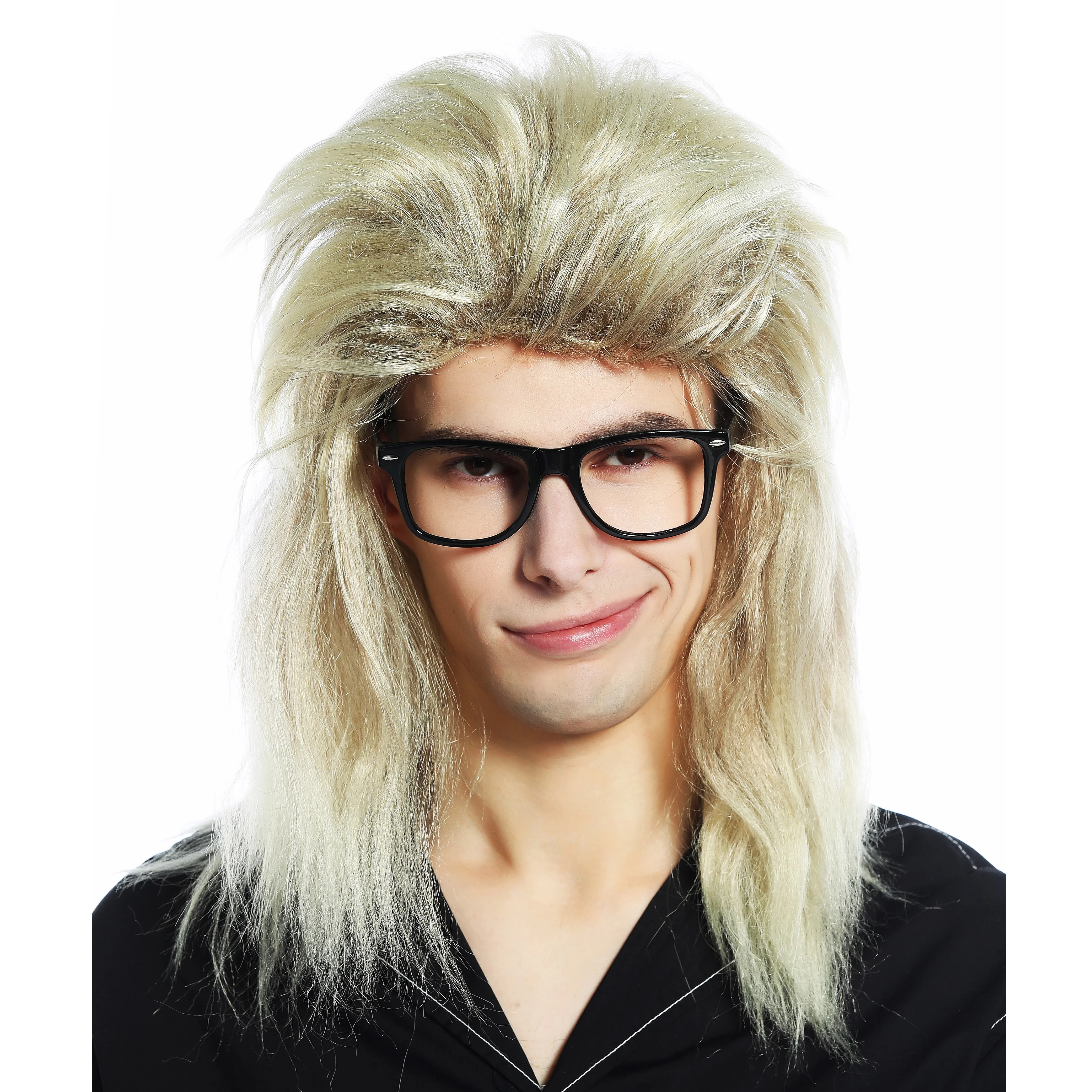 90s Wayne s World Garth Algar Synthetic Wigs With Glasses For Party Fun Buy 90s Wayne s World Garth Algar Wigs Wayne s World Synthetic Wigs Synthetic Wigs With Glasses For Party Product on