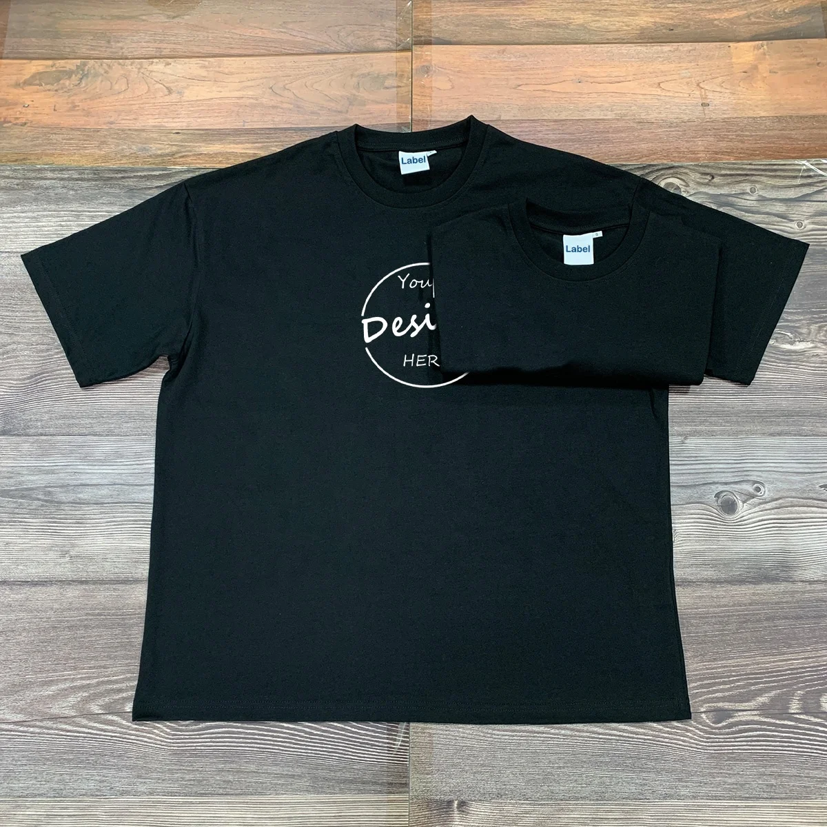 JL1128B High Quality Black Shirts Men Oversized Heavy Cotton Dtg T Shirt Manufacturers Boxy Streetwear T Shirt Men