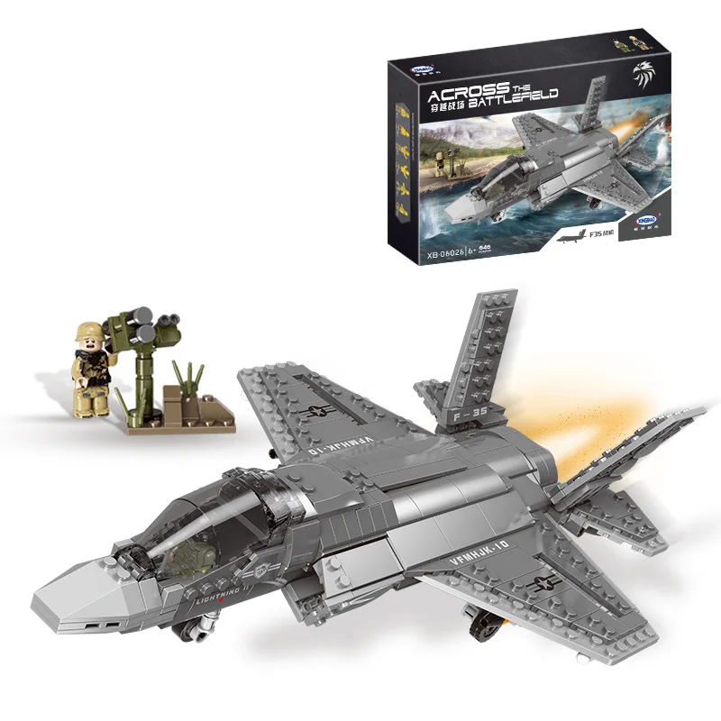Details about   XINGBAO F35 Fighter Building Block Set New 646 PCS  New in Box US Shipper