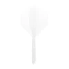 Blanc semi-transparent