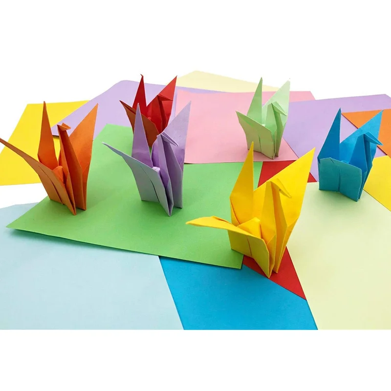 200 Fogli Cartoncino Colorato A4 - Carta Origami Per Bambini