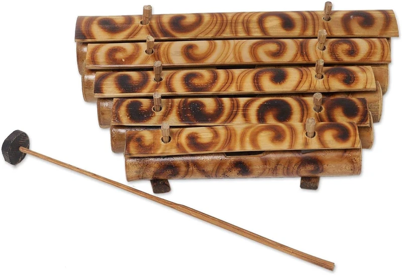 Large Size Percussion Instrument Wood Xylophone With Mallet 5 Tone Bamboo Zen Energy Chime for Any Musician