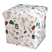 HStex Bedroom Furniture 2020 Clothes Storage Sit Box Fabric Chair Child Cube Animal Customize Ottoman