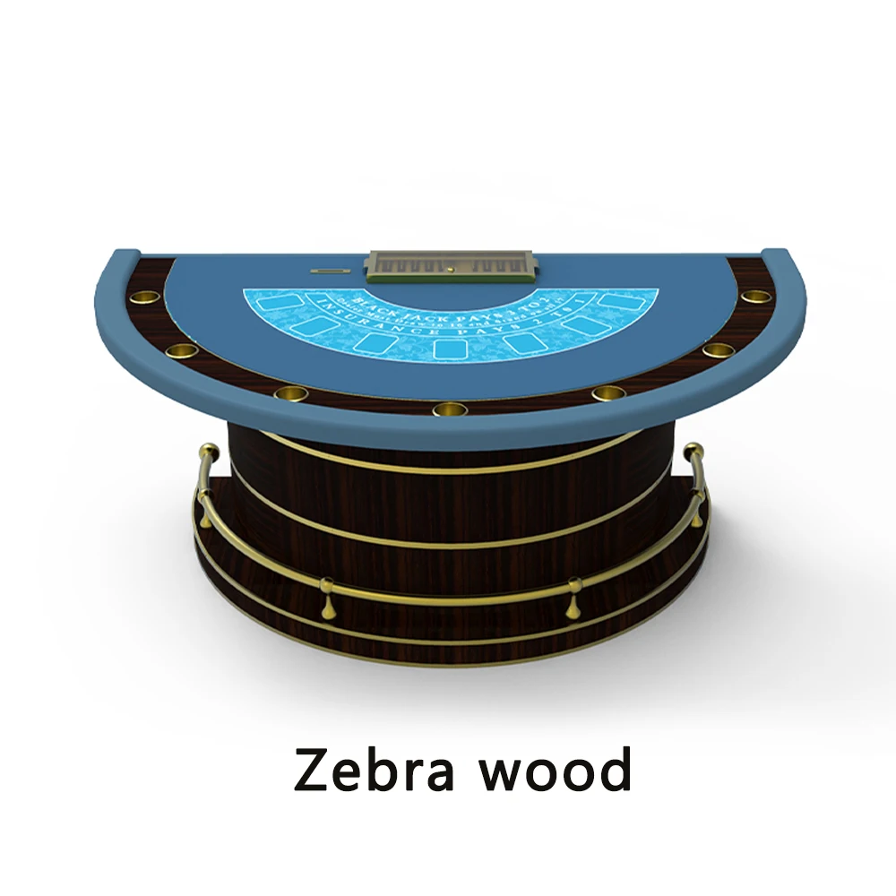Customizable Exquisite Luxury Casino Poker Table Blackjack Poker Table