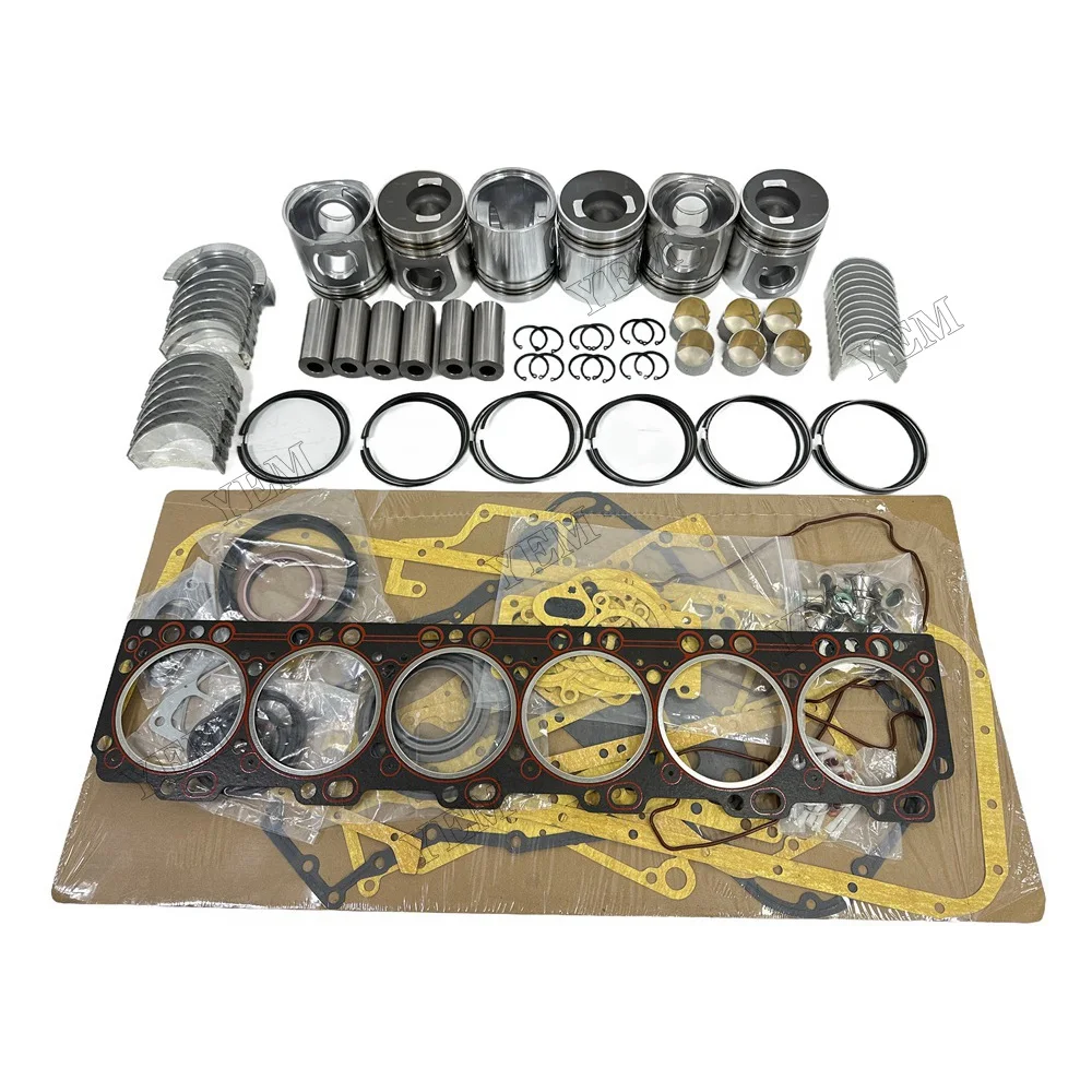 Engine Rebuild Kit With Piston Ring Cylinder Gaskets Bearings Suitable for 6CT Universal Engine Parts 4