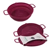 Burgundy (one set of 3 Pcs)