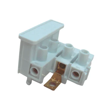 3 Pole Screwless Fused Terminal For Lights