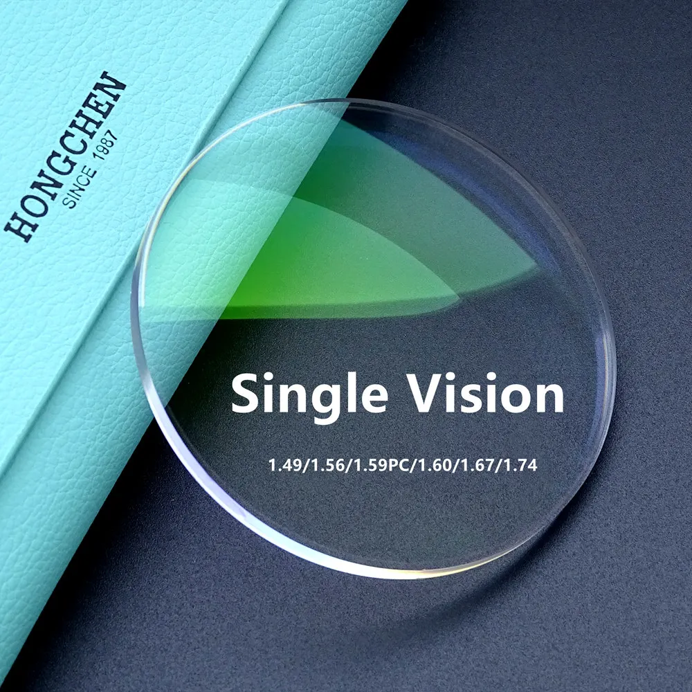 HONGCHEN 1.60 Single Vision Aspherical UV400 EMI Glasses Lenses Eyeglasses Optical Lens with Anti Radiation Coatings