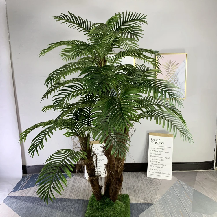 Plastic Artificial Plants & Greenery Bonsai Tree Palm Trees Fake Tree