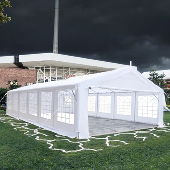 20x30ft 6x9m Modern Heavy Duty Metal Rain Canopy Waterproof Outdoor Garden Event Party Tents Simple Style for Car Parking Events