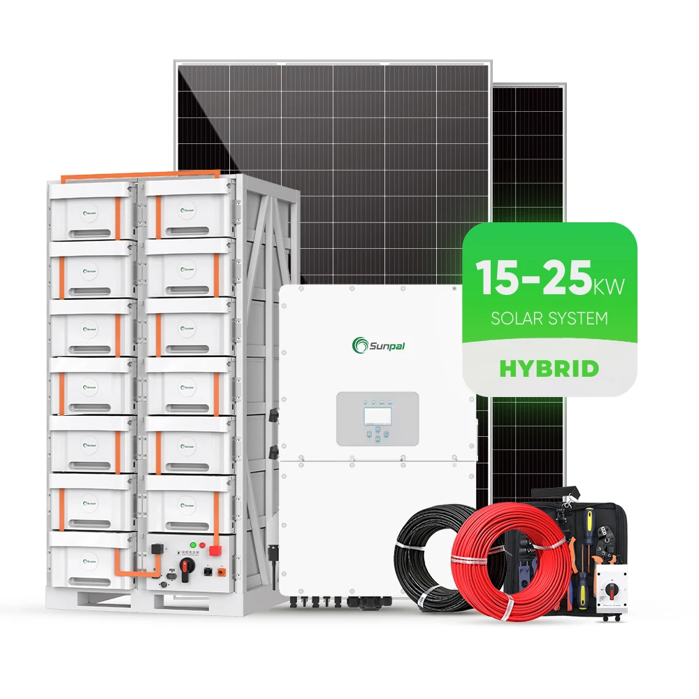 Sunpal Solar Energy System Off Grid Complete 3KW 5Kw 10Kw 15Kw 30Kw Hybrid Photovoltaic Solar Power System for Building Home