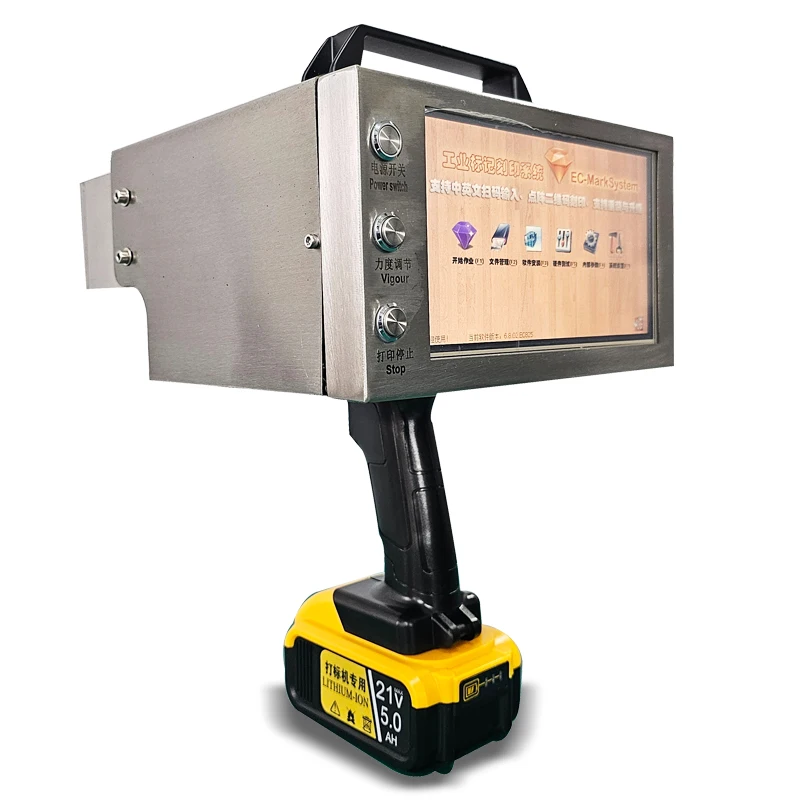 Китайский завод 120*30 мм CNC ручной точечный станок для маркировки номеров б/у металлический гравировальный станок стальной двигатель с сердечником