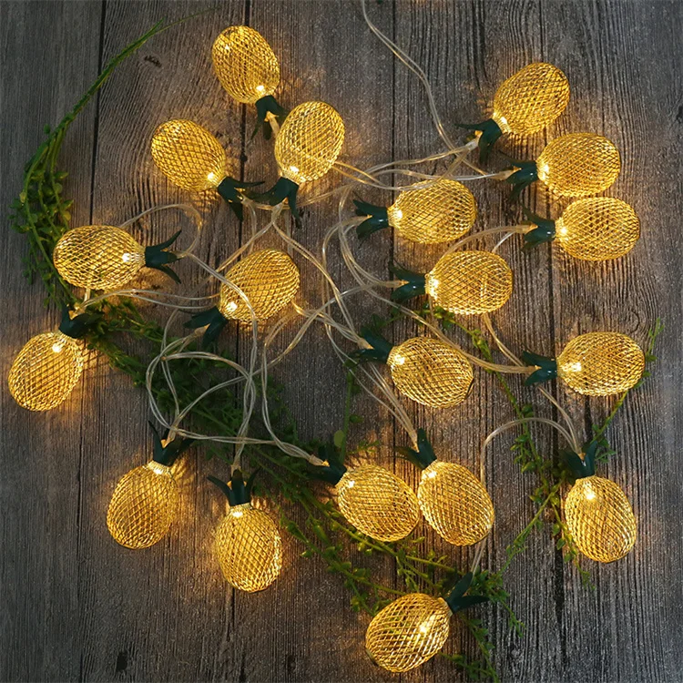 10leds Ananas Lichterketten Usb Aufladen Lichterkette Girlanden Garten Urlaub Weihnachts Feier Hochzeits Dekor Für Den Außenbereich