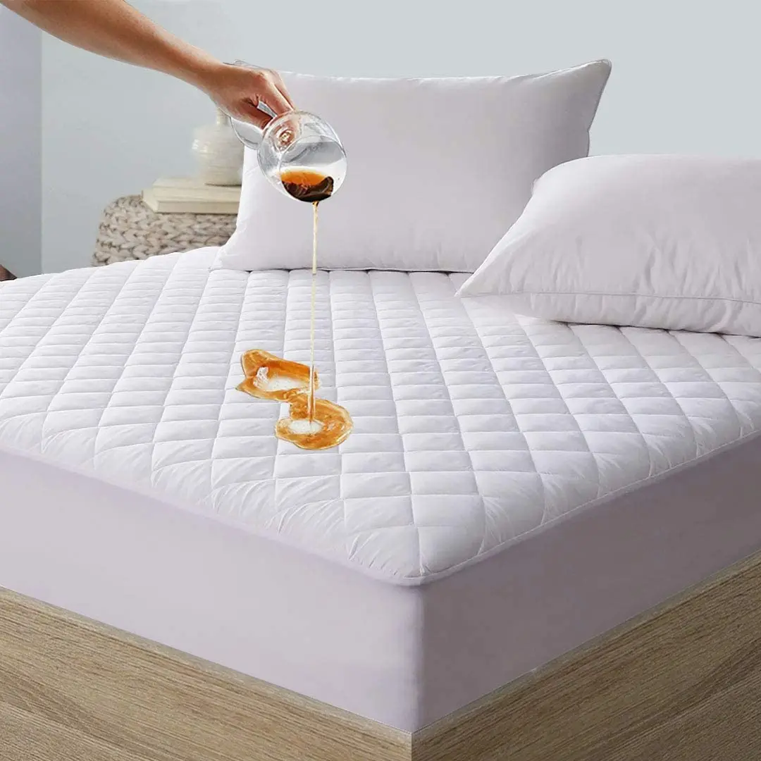 Queen Mattress Pad Cover Cooling Mattress Topper Pillow Top Cotton Top with  Down