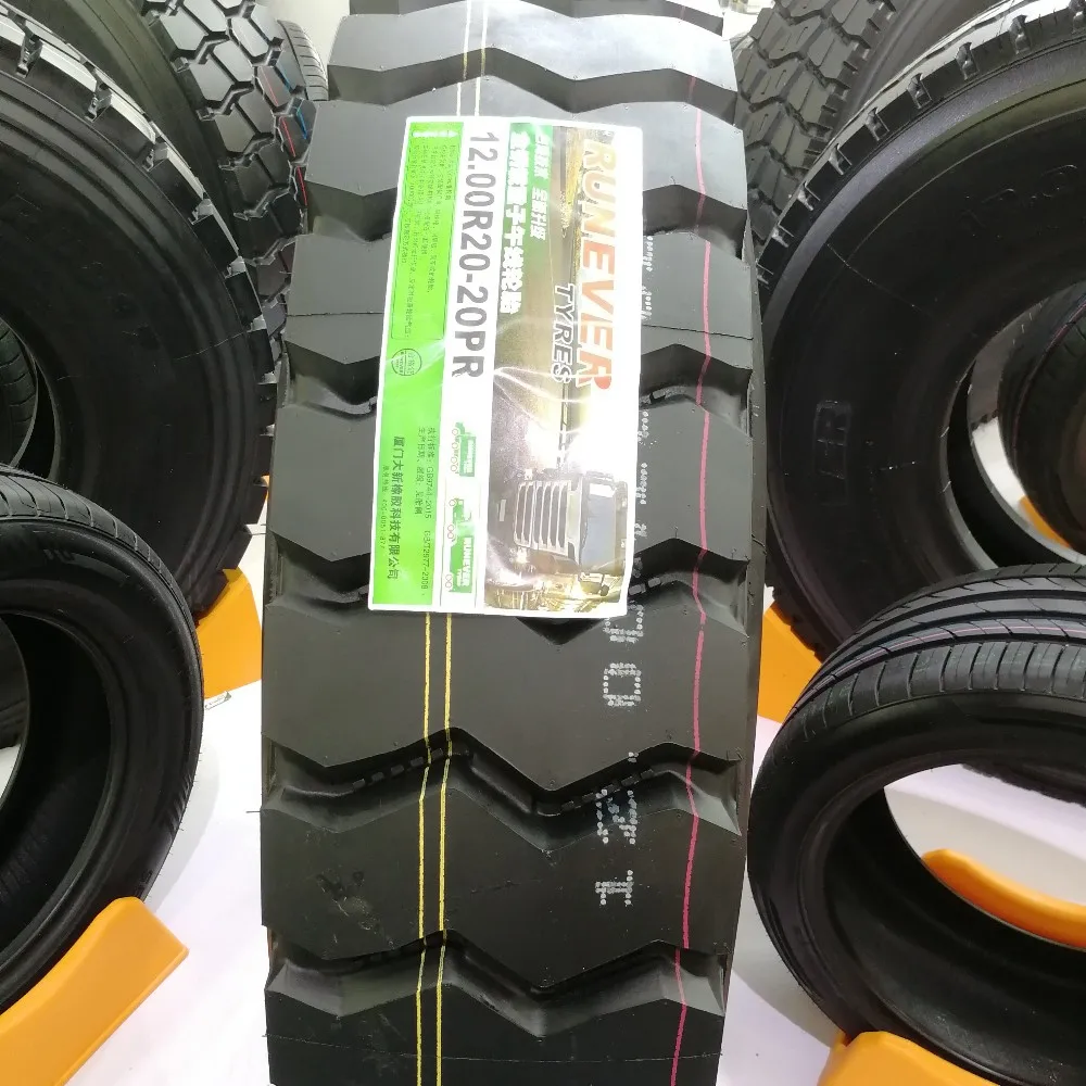 TOPRUNNER CR386 CR332 Large Block Design Strong Driving Deep Groove Mining Pattern Heavy Duty Truck Tires 1200R20