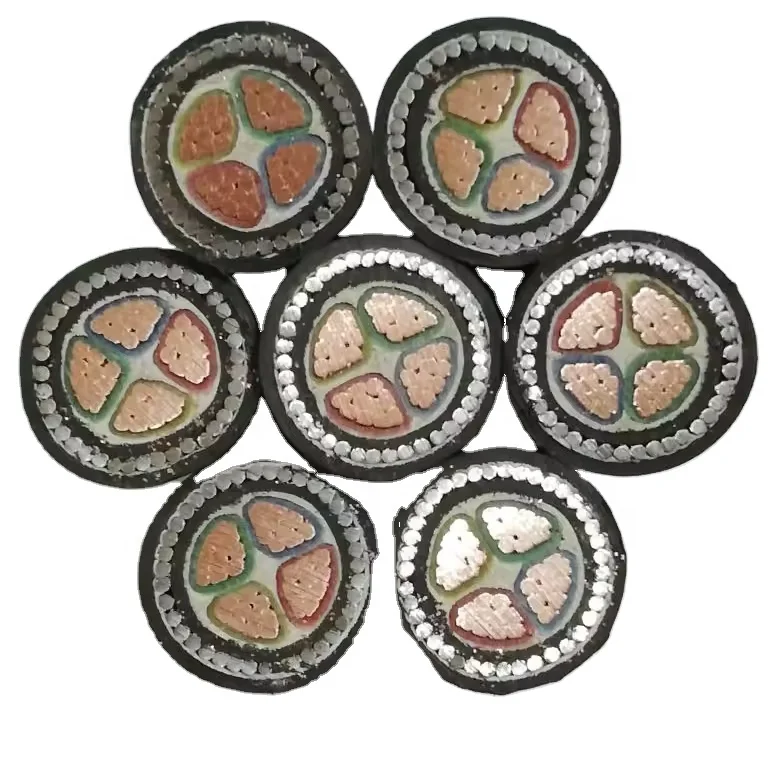 underground electrical armoured cable 4 core power cable