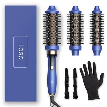 Replaceable plug hair curler comb three-in-one electric hair hair curler