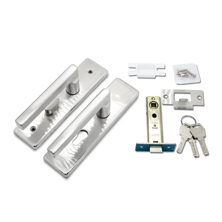 Purification Cleanroom Door Lock Color Steel Plate Cleanroom Activity Room Lock 50 Engineering Handle Lock