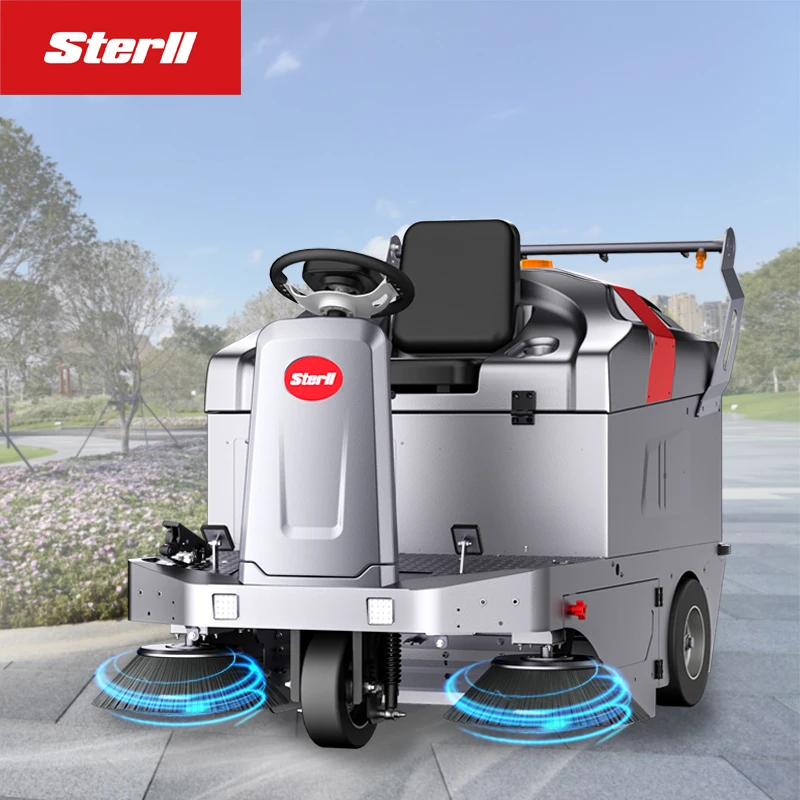 Sterll ST5 Strong Vacuum Road Cleaning Machine Sweeper Flexible Street Sweeper Truck Ride On Floor Sweeper