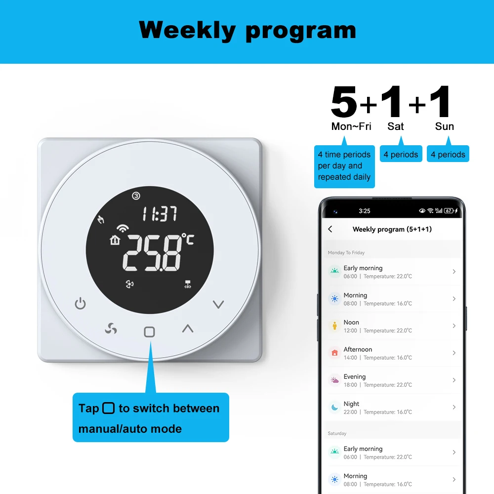 Modern Design Smart Fan, 2-Year, 2Pipe, 4Pipe, WIFI - detail 10