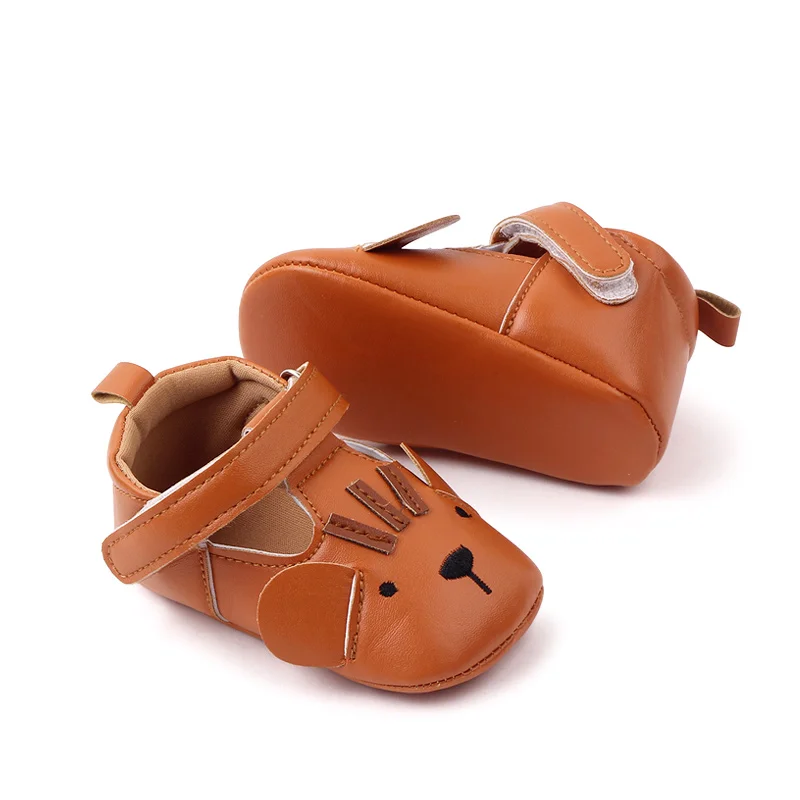 New Arrival Soft PU Leather Cute Animal Babt Toddler Newborn Shoes First Walking Prewalker Shoes supplier