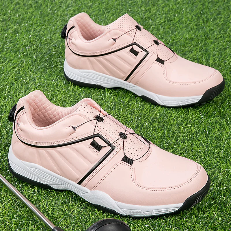 Custom men's lace-up spiked golf shoes, couples