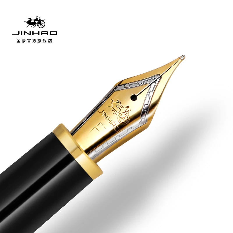 Jinhao Heritage 9056木製万年筆、ウォールナットウッドペン、詰め替え