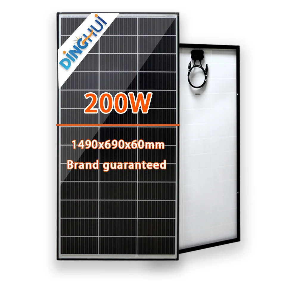 200W Dinghui Mono Half Cell Solar Panel 170W180W230W280W High Quality ...