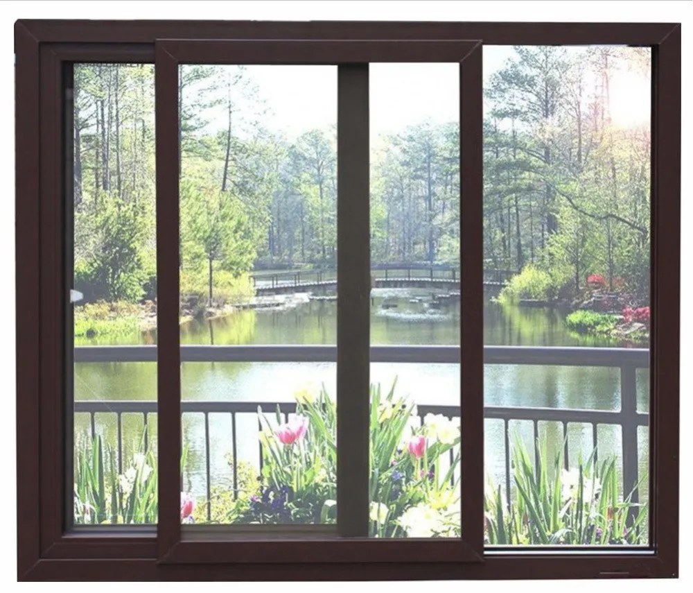 MapleMiles Waterproof Outdoor Anti-theft Aluminum Sliding Window Aluminum Hurricane Impact Sliding Window Double Glass