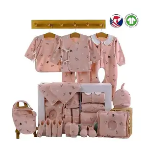 Hot Selling Newborn Babies Gift Box Pure Cotton Clothing Sets Casual New Born Baby Clothes Set
