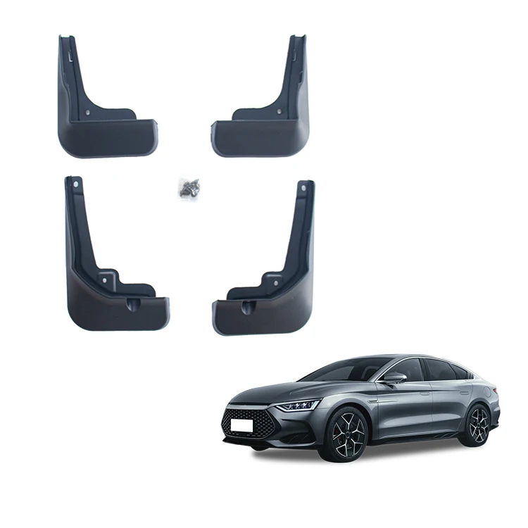 PP Plastic Mudguard for Byd Han Ev Accessory Car Fenders Black Anti Torsion Mud Rear Guard