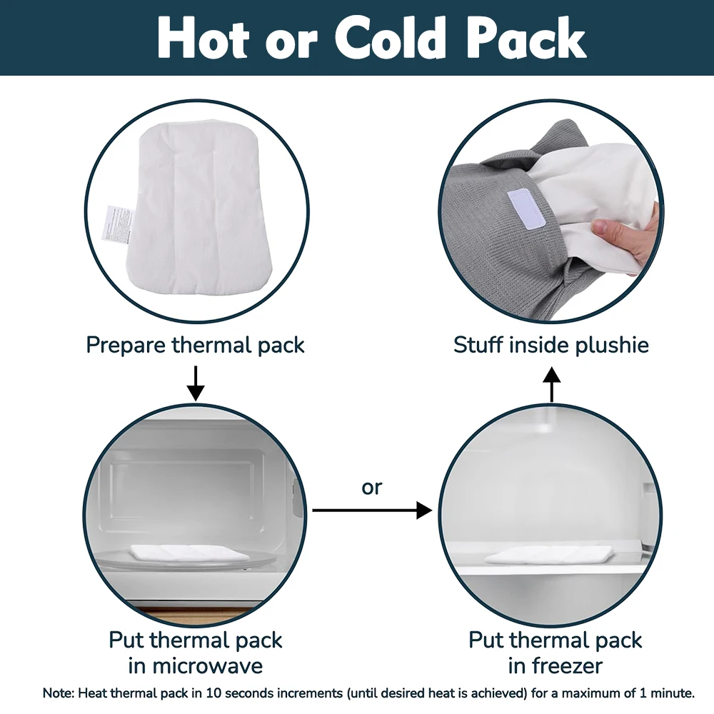 winter microwave heating pad stuffed animal hand warmers heat packs heat pad for period pain