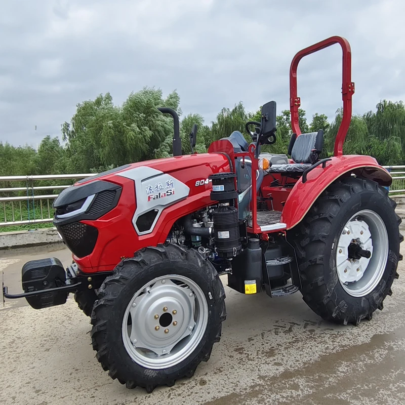 Falath China Factory Multifunctional Tractors for Agriculture 80Hp Tractors 4X4 Farm Tractor With Factory Price