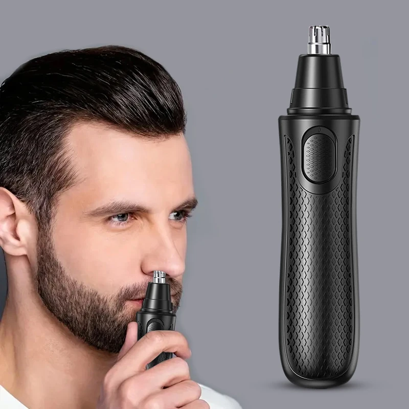 Portable Mini Electric Nose Hair Trimmer Rechargeable Household Use Plastic Device with Low Noise for Car Garage Application