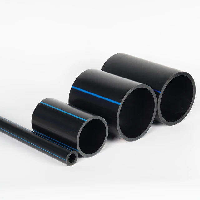 High-Durable PE Connector for Gas Pipe HDPE Flexible Plastic Tubes for Industrial Use Din Via Welding Socket Butt Fusion