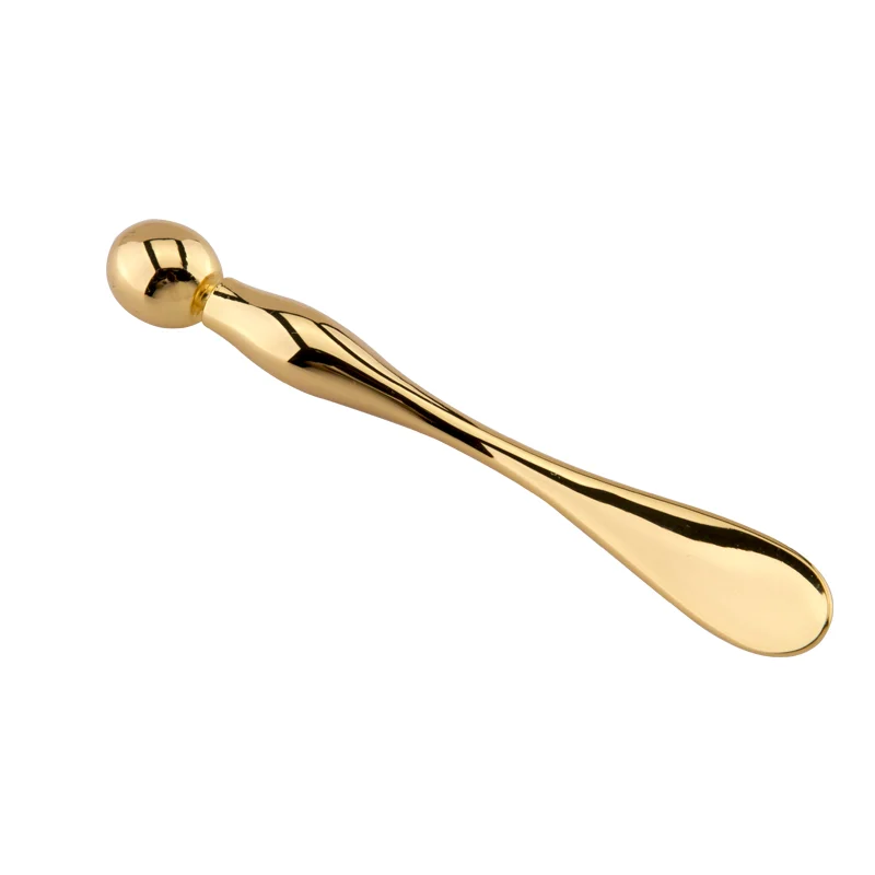 Custom multifunction facial zinc alloy spoon mini eye roller massager stick