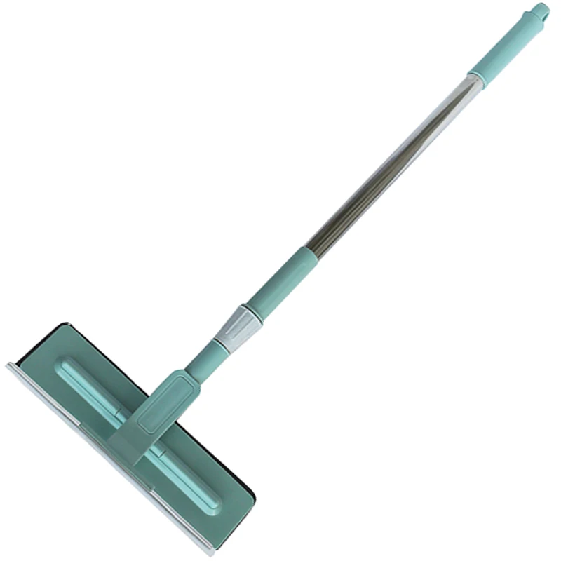 360 Rotating Easy to Assemble Long Telescopic Pole Microfiber Mop Window Mops Glass Squeegees