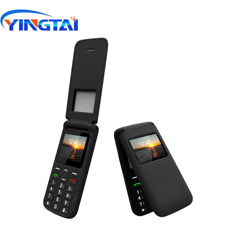 
Дешевый мини-телефон-раскладушка с клавиатурой для пожилых людей мобильный телефон большой динамик FM SOS две SIM-карты GSM сотовый телефон 