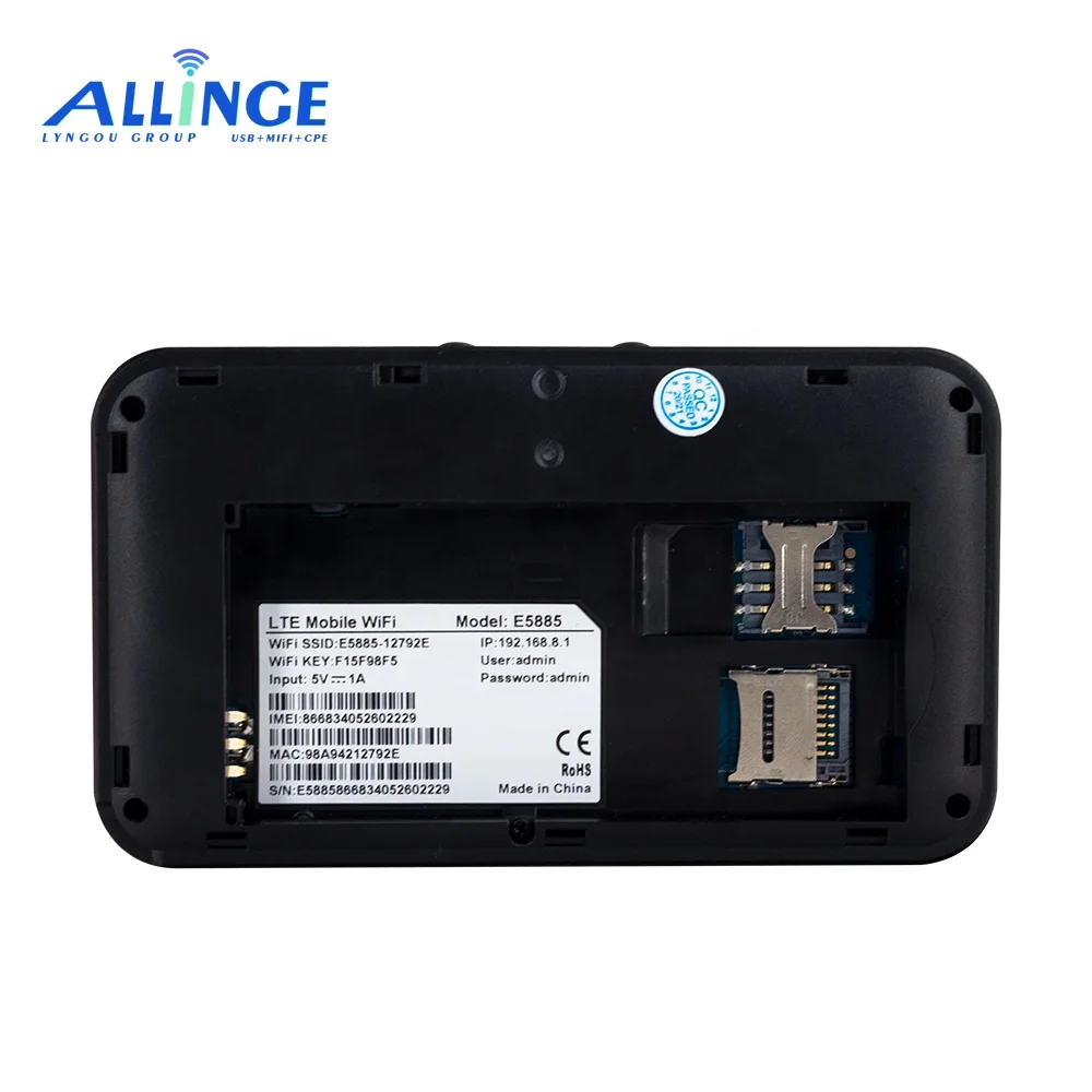 ALLINGE SDS1672 Unlocked Cheap Mini Wireless Router Mobile 4G Lte Wifi Hotspot With SIM Card Slot and SD Card