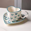 Ensemble bleu (tasse + assiette)