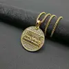 Gold single pendant