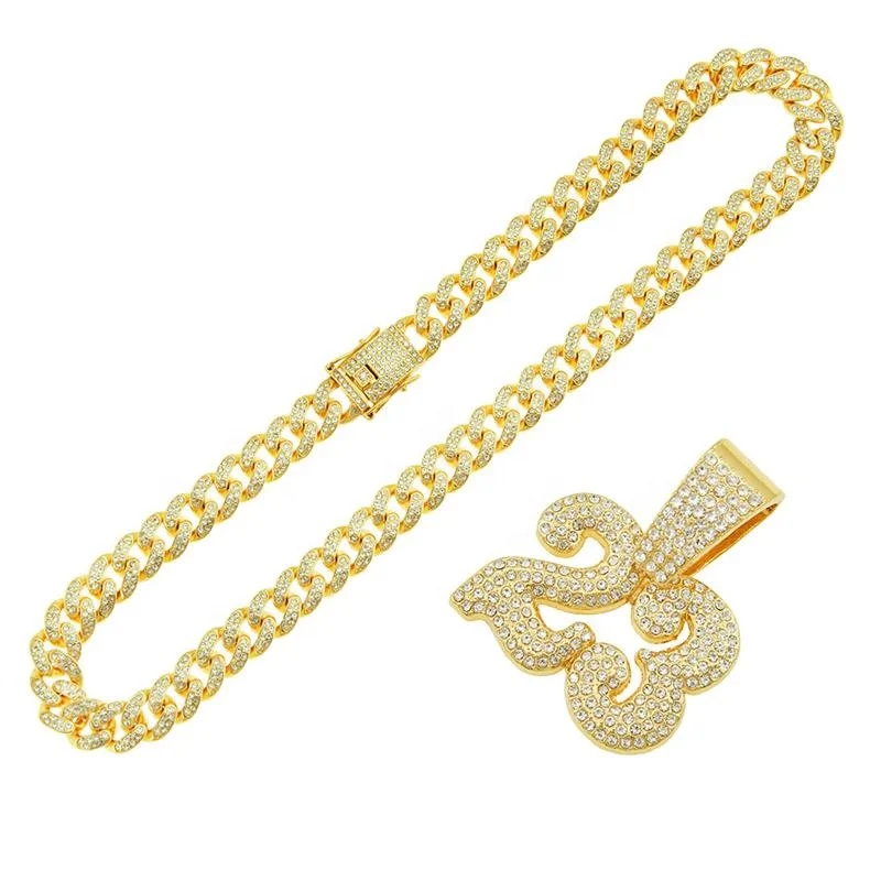Hip Hop Real Gold Chain Amazon Hip Hop Big Cuban Chain With Alloy