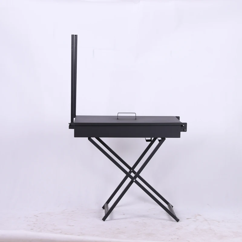 Portable Folding Outdoor Camping Bbq Grill Powder Coating Portable Folding Charcoal Bbq Grill